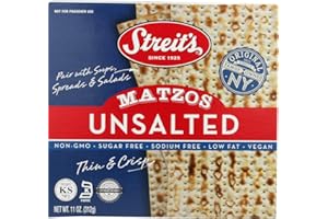 Streits Unsalted Matzo (12x11 Oz)