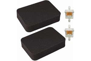 DUCTAIL 2 Pack 17211-899-000 Air Filter, Compatible with Honda Generator EB3000 EB3500 EB3500X EB5000X EB6500 EB6500X GP6500 EM3000 EM3500S EM5000 EM5000X EM5000SX 17211899000 Foam Air Filter Parts