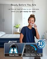 Active Era Premium Single Air Mattress with Built In Pump 188x99x36.5cm view 4