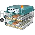 Chalixion Incubators for Hatching 120 Eggs, Egg Incubator with Automatic Egg Turning and Humidity Monitor, Temperature Control, 5 Automatic Incubation Modes and Incubation Days Record