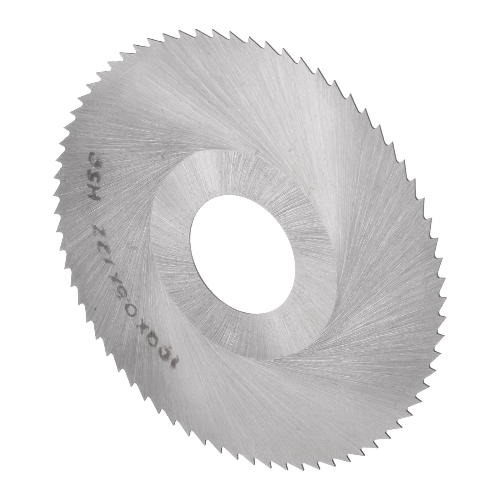 CoCud Circular Saw Blade, 100mm Dia 27mm Arbor 0.5mm Thick 72 Tooth, 6542 High Speed Steel (HSS) Wood Cutting Table Saw Blades - (Applications: for Metal Woodwork Plastic Aluminum)