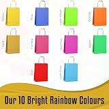 Thepaperbagstore 30 Rainbow Small Twist Handle Paper Bags 18x22x8cm view 5
