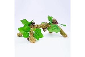 Begeterday 12 Inch Hermit Crab Climbing Toys Entwined with Artificial Vines, Ideal Hermit Crab Habitat Tank Accessories