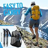 Glymnis Walking Poles 2 Pack Collapsible with Quick Lock System 110-130cm view 5