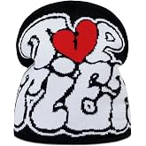 2THESTARS Y2K Beanie for Men Women Knitted Hat Winter Cap Love Design Warm Casual Skullies Cold Weather Knit Outdoor