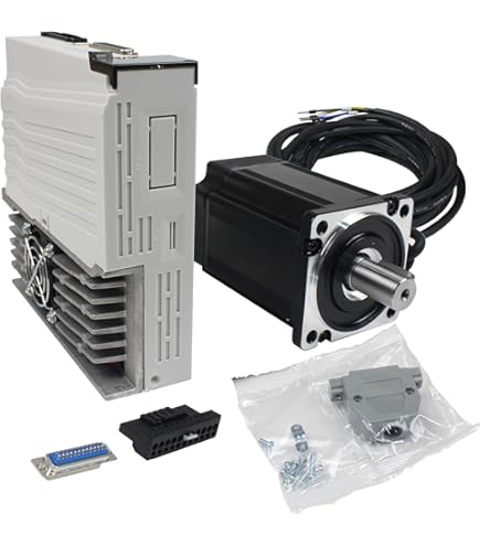 A6-serie 400W EtherCAT AC-servomotorset 3000rpm 1,27Nm 17-bits absolute