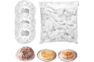 100pcs Bread Dough Proofing Cover, Plastic Bread Proofing Basket Cover Reusable Elastic Round Bread Proofing Bowl Liner for S