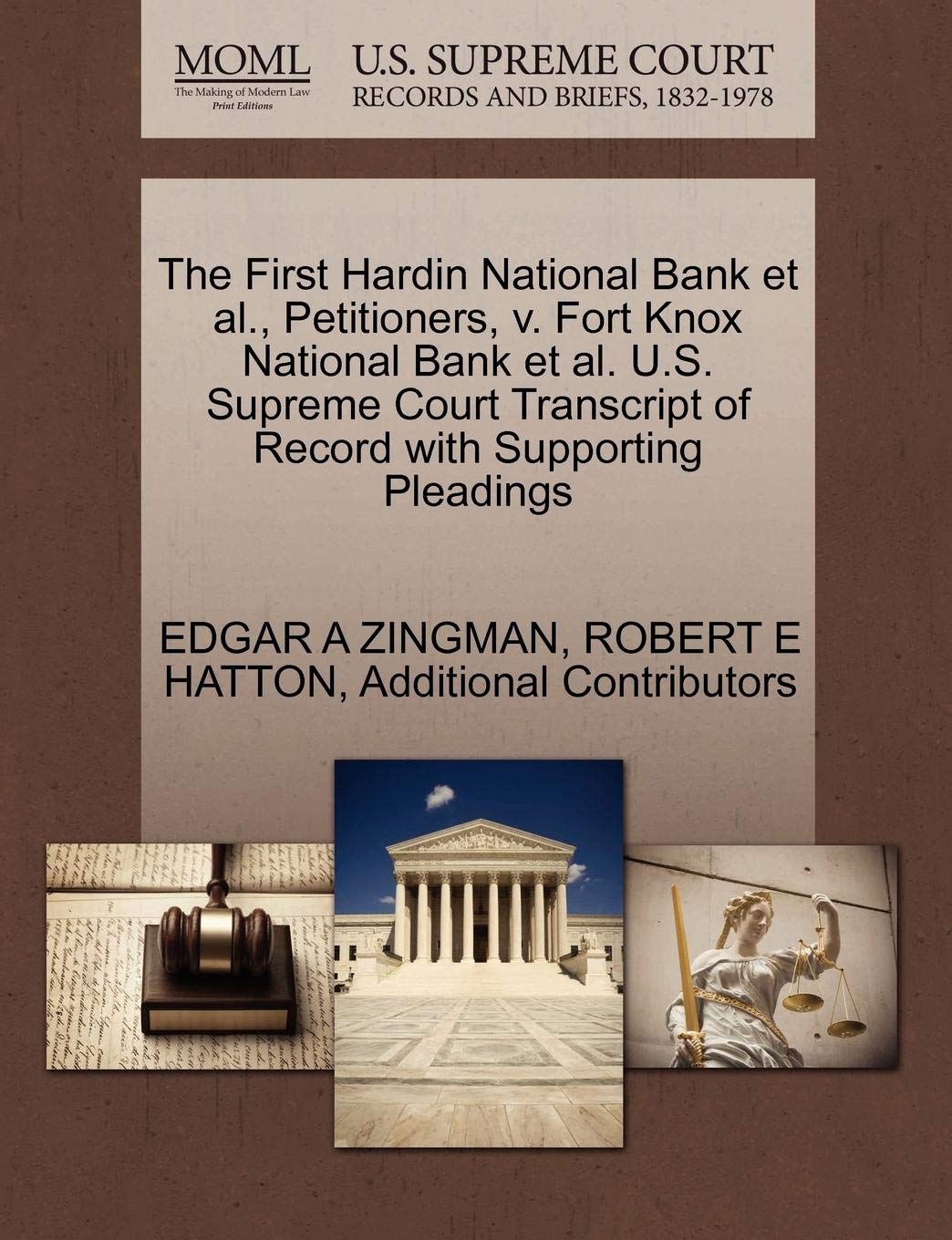 Buy The First Hardin National Bank Et Al Petitioners V Fort