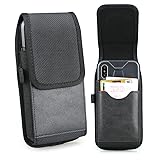 aubaddy Vertical Nylon Belt Holster Case for iPhone