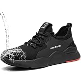 ulogu Steel Toe Shoes for Men Women丨Waterproof Lightweight Roofing Shoe丨Safety Industrial Work Sneakers