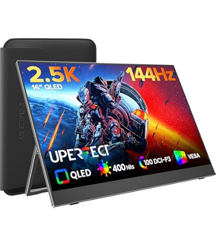 ほぼ新品 OLED モニター 14インチ 3K 120Hz Amazon.com: UPERFECT OLED Portable Monitor 14