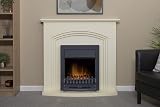 Adam Truro Cream Fireplace 41 Inch with Blenheim Black Electric Fire view 7