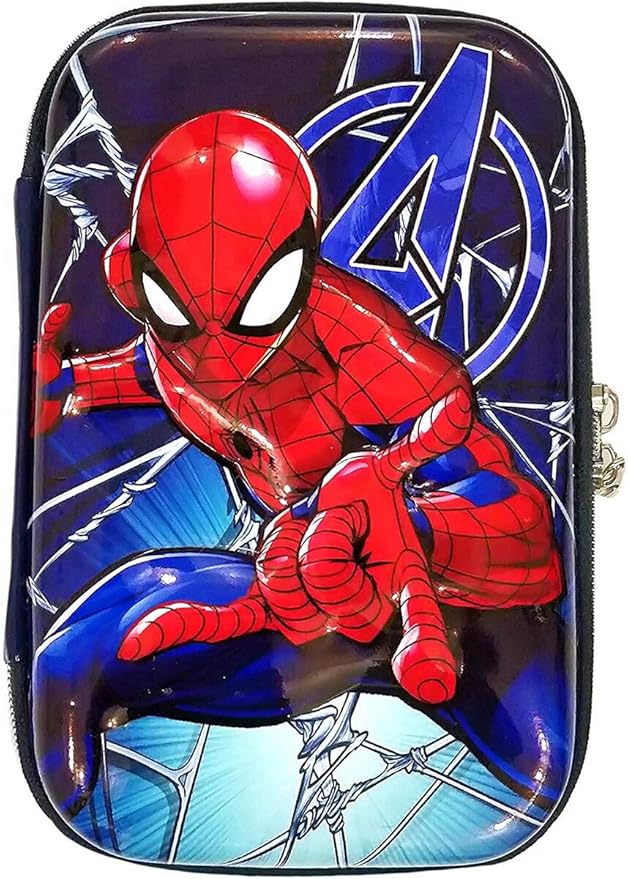 Prezzie Villa Designer Avengers Embossed Pencil Box Cute 3D Large Capacity Hardtop EVA Pencil