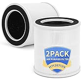 H7129 H7128 Replacement Filter Compatible with GoveeLife H7128 H7129 Air Purifiers, Main Filters and Activated Carbon Filter, 2 Pack