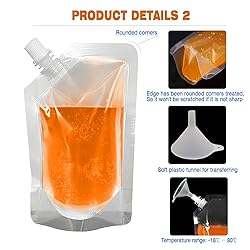 12Pcs Drinks Flasks Juice Flasks Plastic
