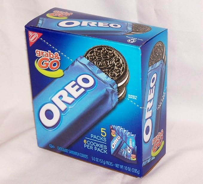 Nabisco grab&go oreo cookie packs - 5 ct (044000033439)