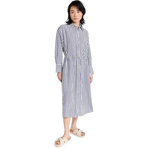 AllSaints Women's Shannon Shirt Dress Size X-Small White/Blue at Amazon  Women's Clothing store