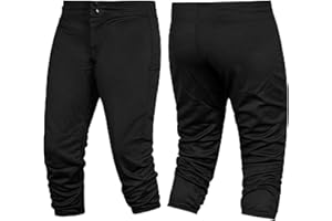 WEARCOG Adult Softball Knicker Pants for Women's | Black, White & Grey Baseball Pants