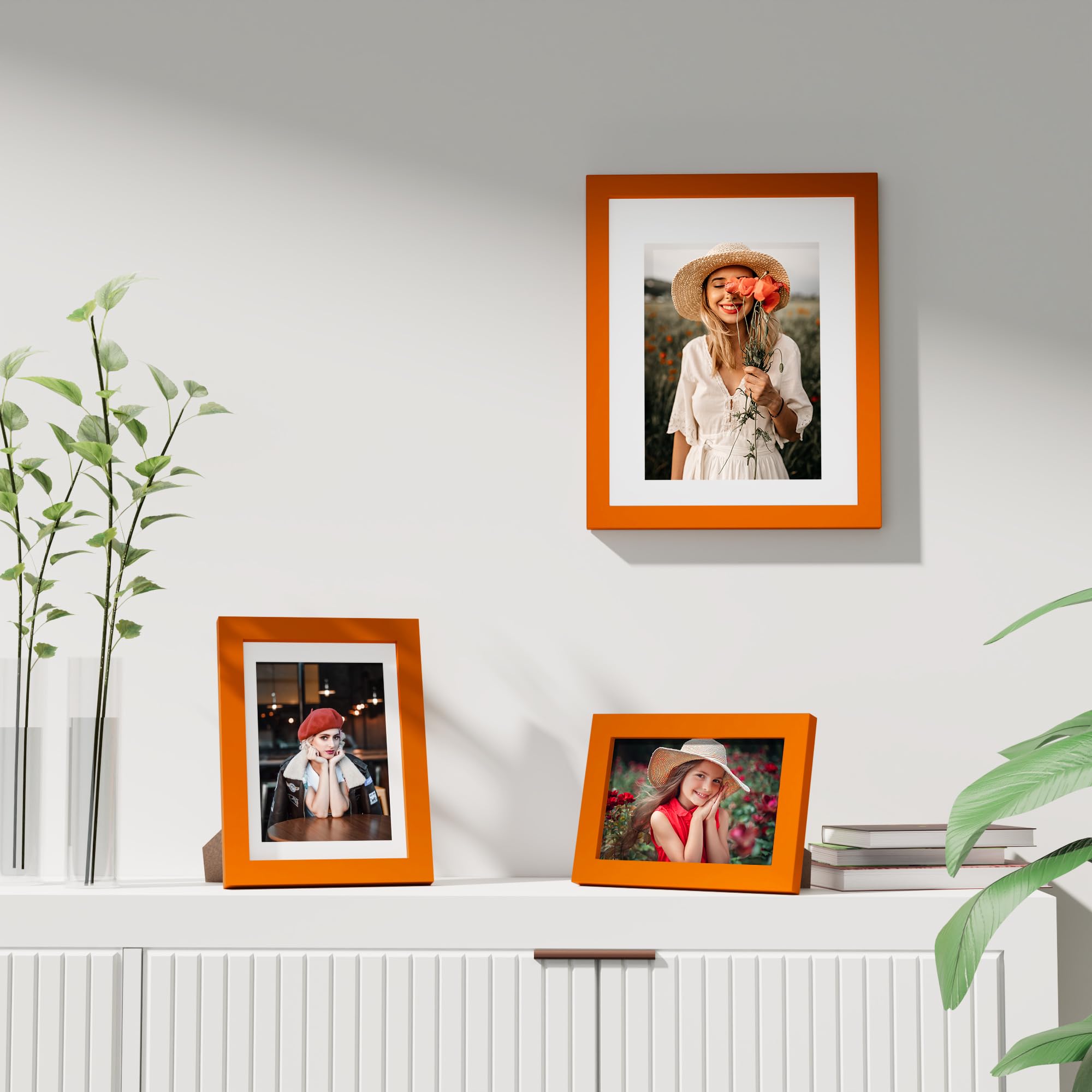 Vittanly 8x10 Picture Frame, Display Pictures 5x7