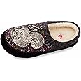 Acorn Womens Slipper with Berber Lining, Suede Siding and Durable Non-Slip Indoor/Outdoor Sole
