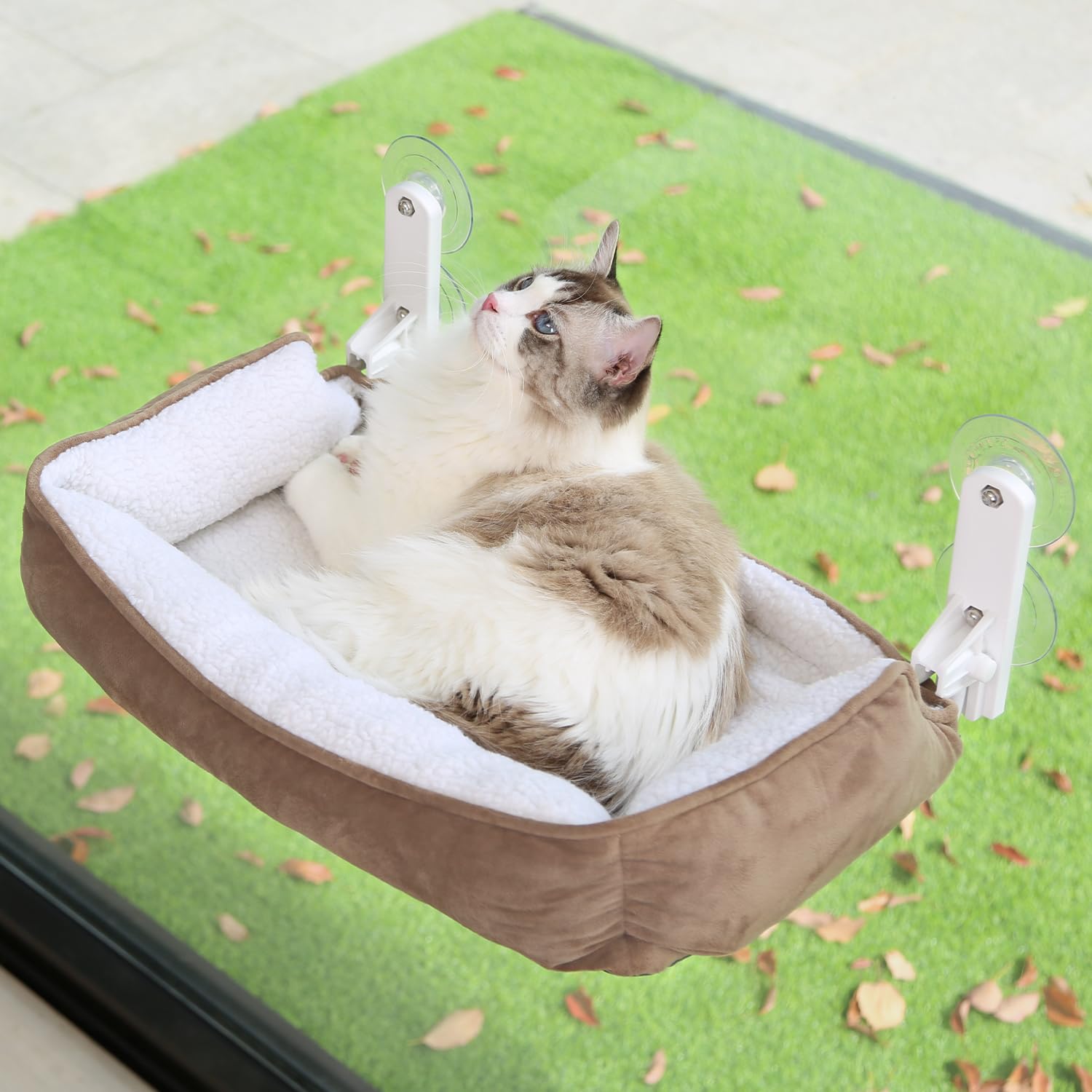 thumbnail image 2 of Zakkart Cat Hammock For Window - Foldable, Cordless, Embeded Machine 2 of 13