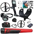 XP Metal Detectors Deus II Fast Multi Frequency Metal Detector with 11'' FMF Search Coil and MI-6 Pinpointer, Black