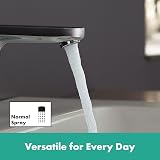 Hansgrohe Vernis Blend Basin Mixer Tap 100 Chrome 71551000 with Pop-Up view 3