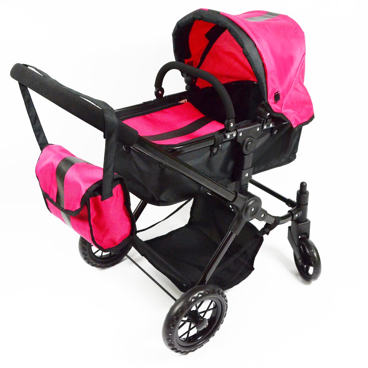 pink convertible doll stroller