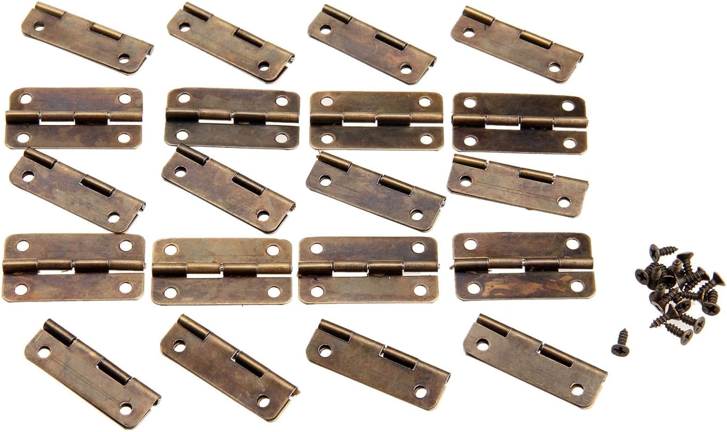 Hinges 20Pcs 30x17mm Antique Bronze Hinges for Caskets