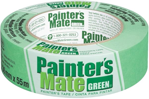 Painter's Mate 240446 8-Day Painting Tape, Green (Single Roll), 1.41"x 60 yd