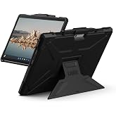 URBAN ARMOR GEAR UAG Designed for Microsoft Surface Pro 13" 12/11 Edition Case with Multi-Angle Kickstand &amp; Pen Holder Compatible with Type Cover Keyboard Rugged Protective Cover, Metropolis SE Black