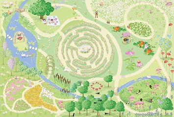Le Toy Van Spielteppich Spielmatte Feen 100 X 150 X 0 4 Cm