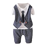 JIANLANPTT Baby Boy Striped Formal Party Wear