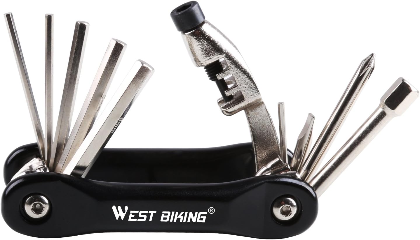 West Biking Bike Repair Tool Kit&Maintainance, Portable Mini Multifunction Cycling Mechanic, Allen Hex Key Wrench Screwdriver Bicycle Accessories