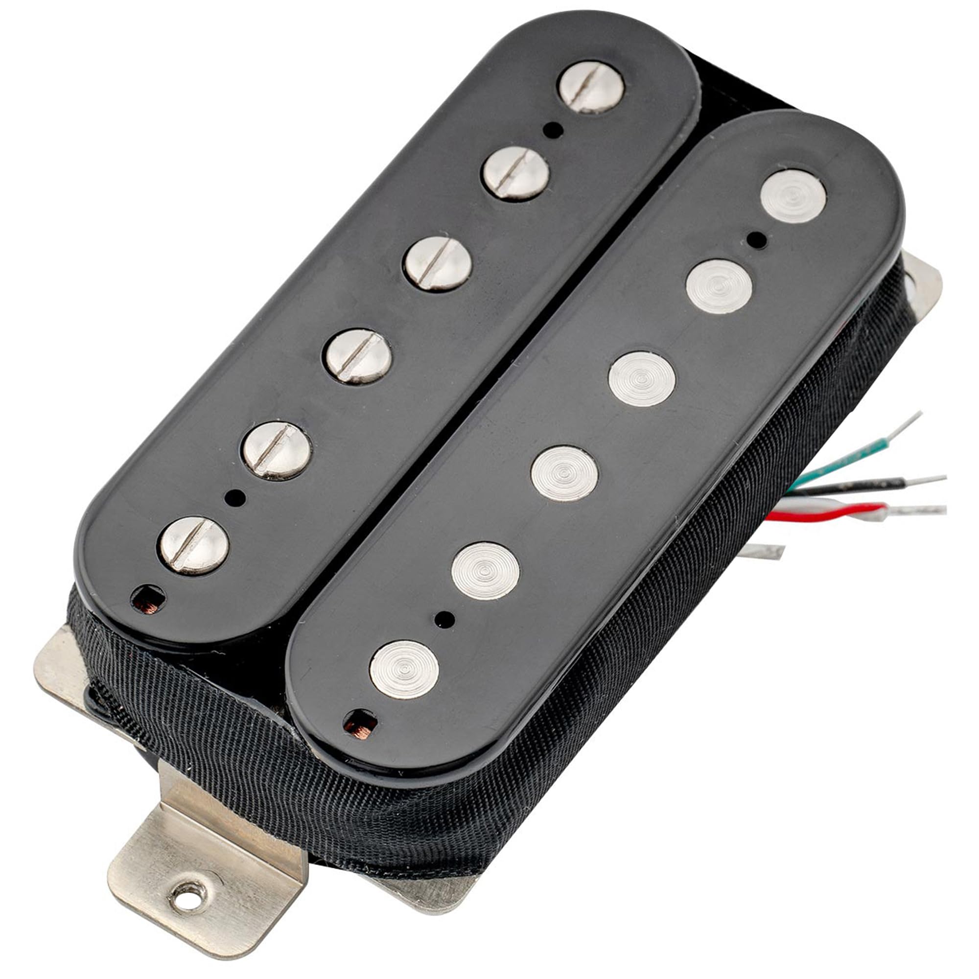Artec HBA115 Alnico 5 Uncovered Humbucker Electric Guitar Neck Pickup 8.4K, Black