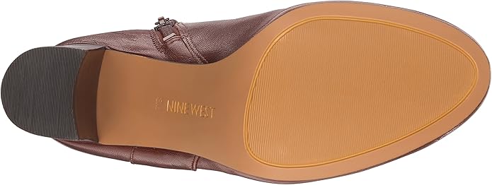 nine west ranfield leather cap toe bootie
