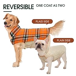 Kuoser Waterproof Dog Coat, Reversible Dog Jacket