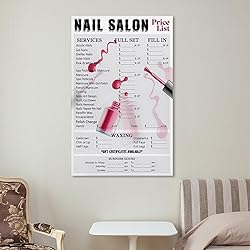 JBBGO Nail Salon Beauty Salon Canvas Wall Art