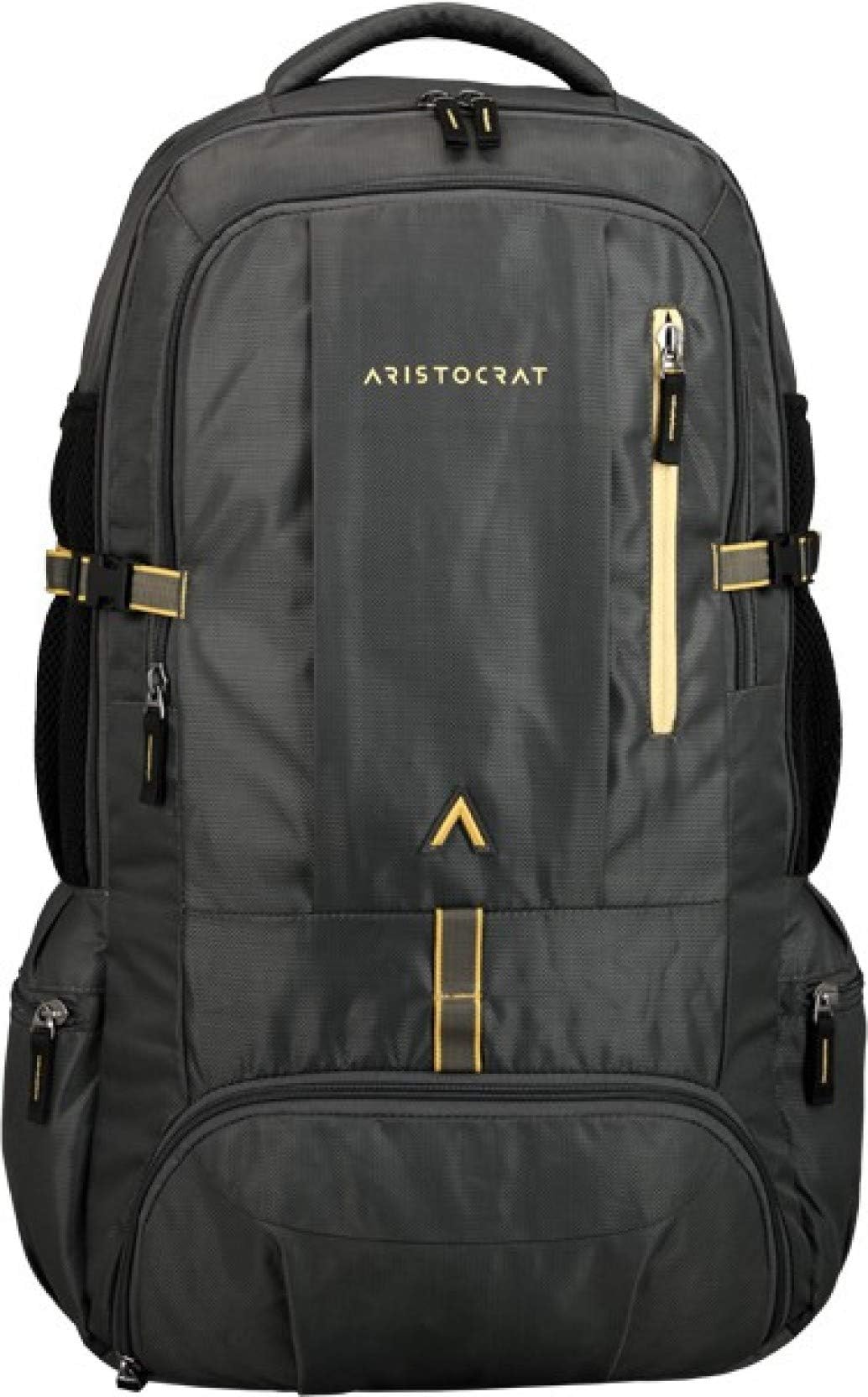 Aristocrat Hike Polyester 45L Hiking Rucksack Backpack | Travel Bags (Grey)