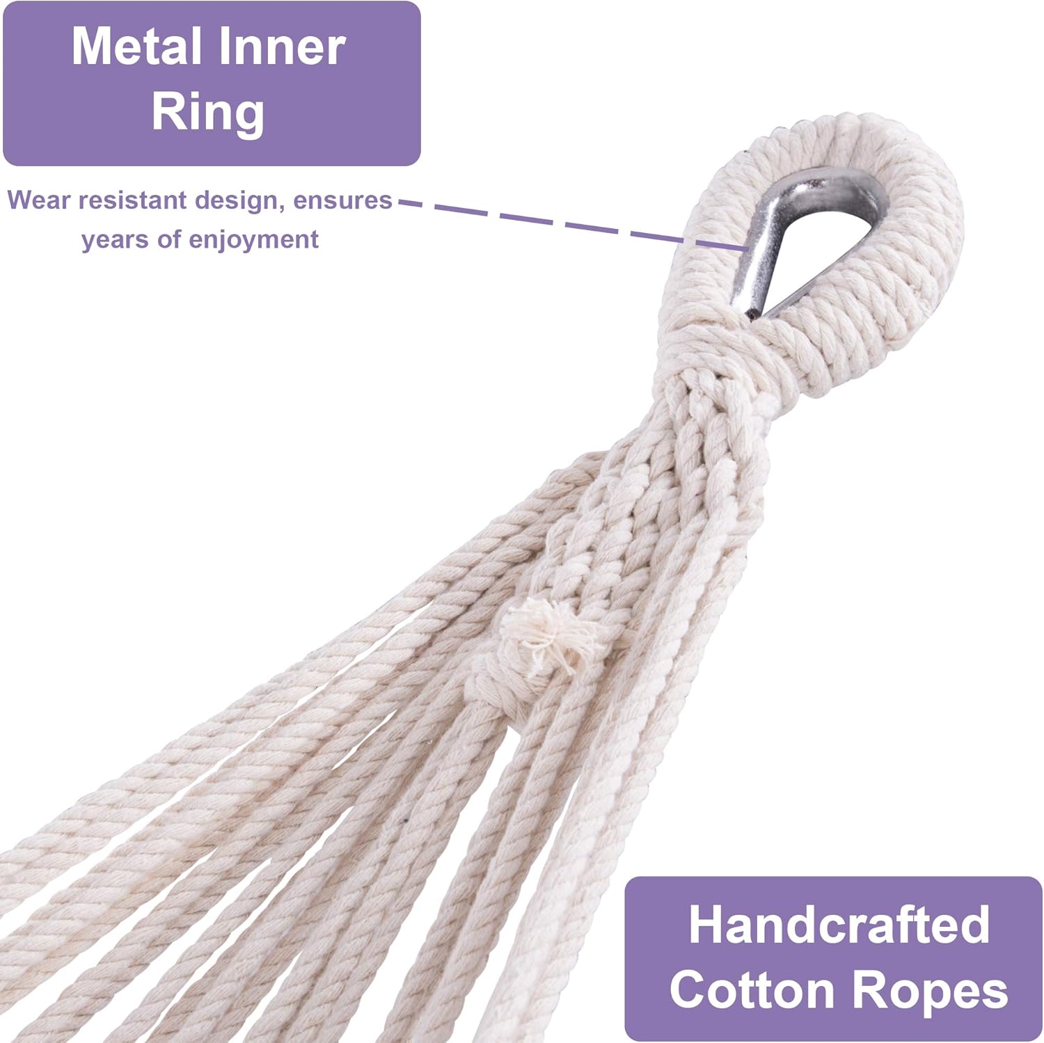 SUNCREAT 12ft Double Brazilian Wide Hammock Cotton Fabric Travel Camping Hammock with 2 Person for Indoor or Outdoor-Tropical : Garden & Outdoor
