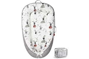 BUTOA Baby Lounger - Breathable & Soft Baby Nest, Portable and Lightweight Tummy Time Lounger for Home and Travel, Ideal Newborn Babies Essentials Baby Shower Gifts