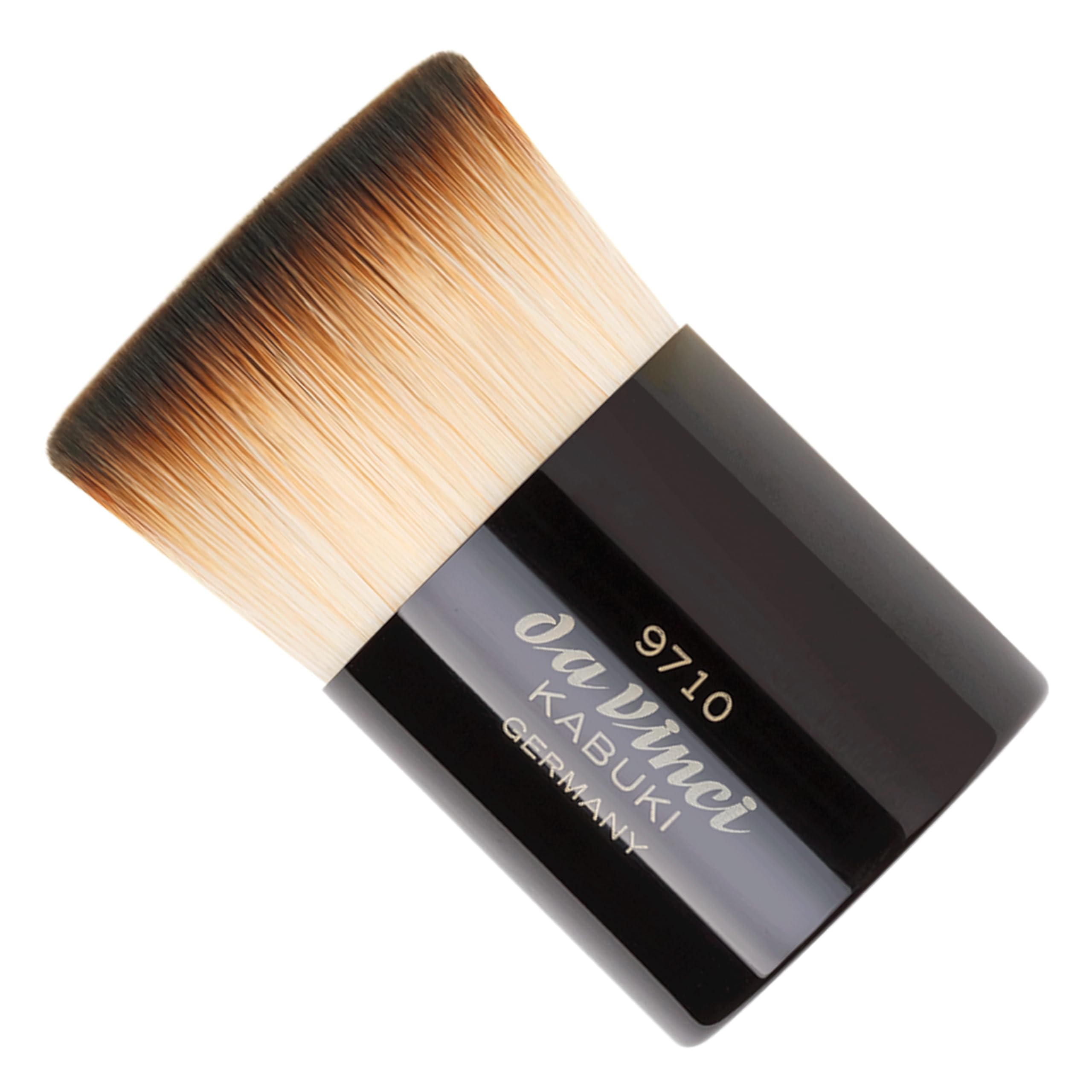 da Vinci KABUKI POWDER BRUSH - FOUNDATION BRUSH 2in1 / synthetic fibre / vegan / with travel box / handmade in germany