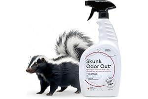 Skunk Odor Out by EnviroFresh For Dogs, Cats, Pets, Skunk Odor Eliminator, Made In Canada, Skunk Smell Remover Spray (950 mL)