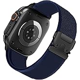 Trail Loop Band for Apple Watch Ultra/3/2 Bands 49mm 46mm 45mm 44mm 42mm 41mm 40mm 38mm Men Women,Braided Elastic Weave Nylon Sport Strap Fabric Wristband for iWatch Series 11 10 9 8 7 6 5 4 3 SE 3/2