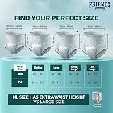 Friends Unisex Incontinence Pants Super XXL 30 Pack (34-65in) view 2