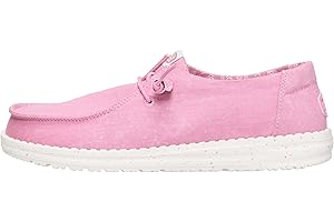 HEYDUDE Wendy Stretch Canvas Women’s Shoes, Women’s Slip-on Loafers, Comfortable & Light-Weight