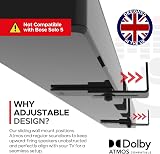 Sound Bass Wall Mount for Bose Soundbar 300 500 550 600 700 900 Ultra Black UK view 6