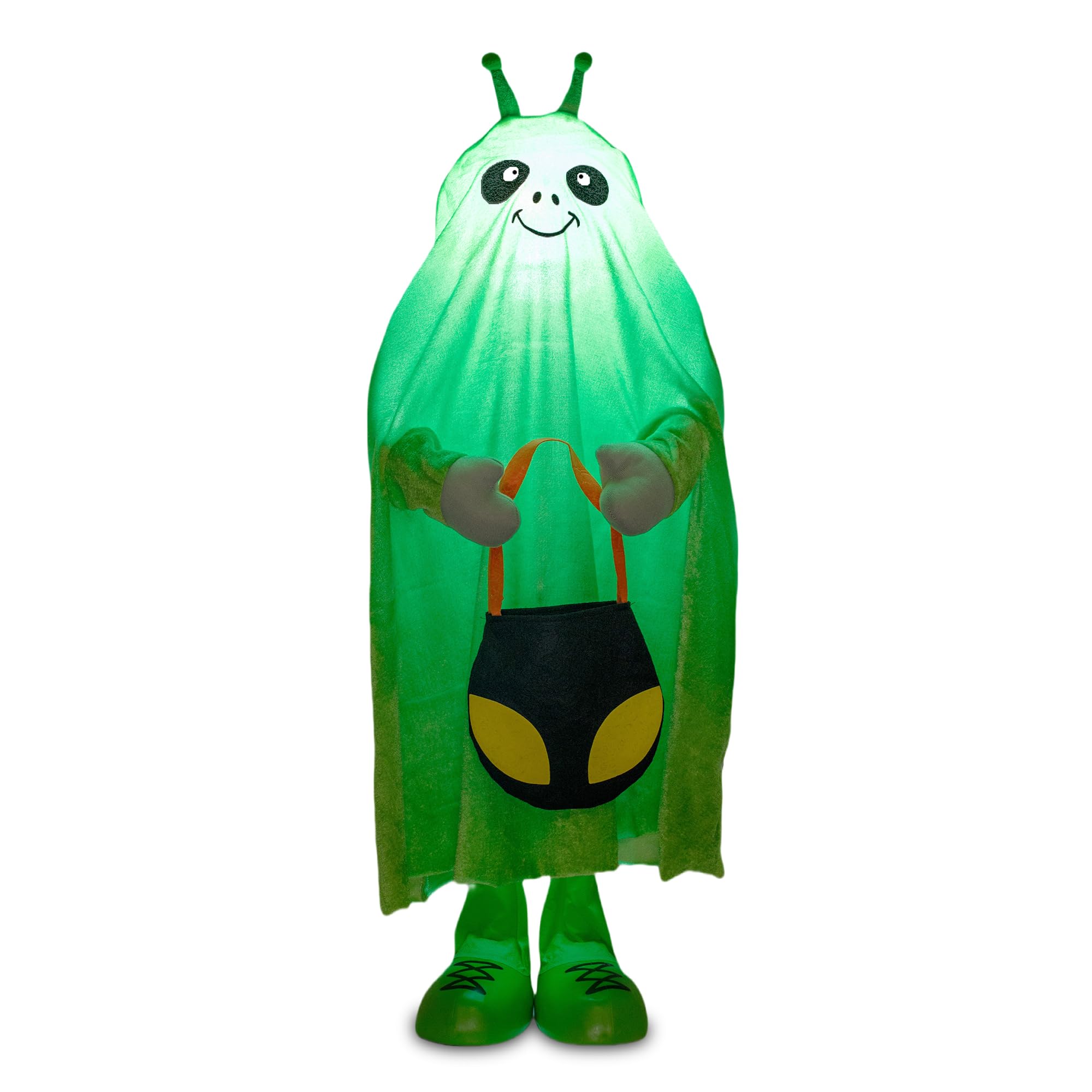 Photo 1 of YUETJIN 32" Front Porch Light up Halloween Figure Décor, Kit Standing Trick or Treat Indoor and Outdoor Decorations-Alien