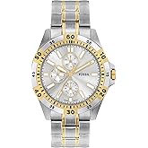 Fossil Men's Garrett Multifunction Two-Tone Stainless Steel Watch