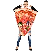 flatwhite Pizza Food Unisex Adult Costume (Slice Pizza)